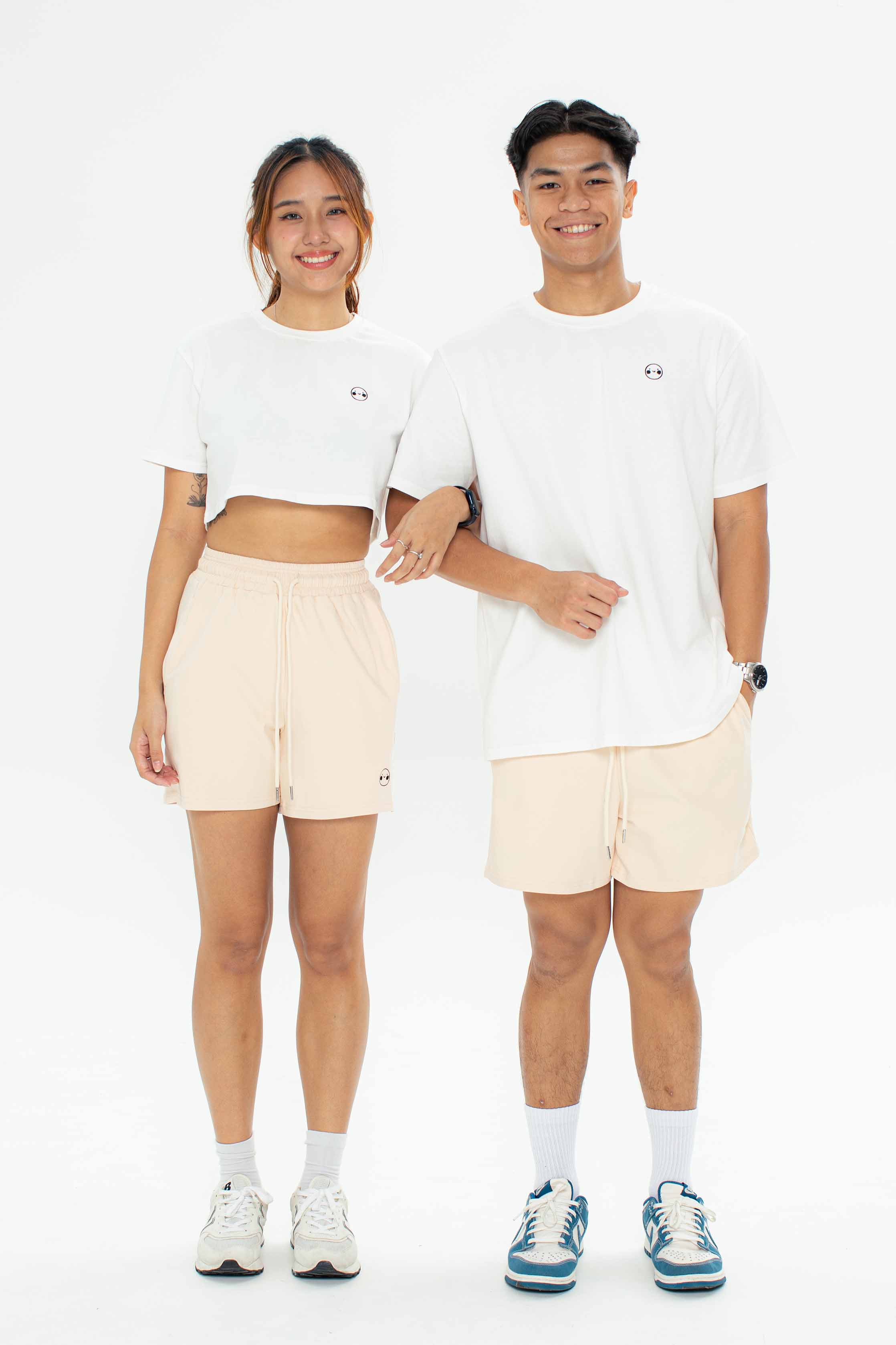 White best sale lounge shorts