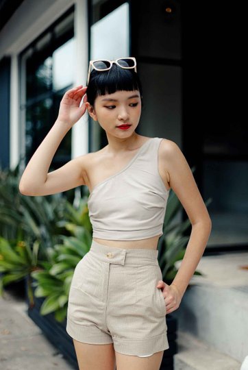 Halie Toga Top (Brown)