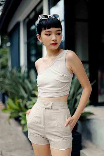 Halie Toga Top (Brown)