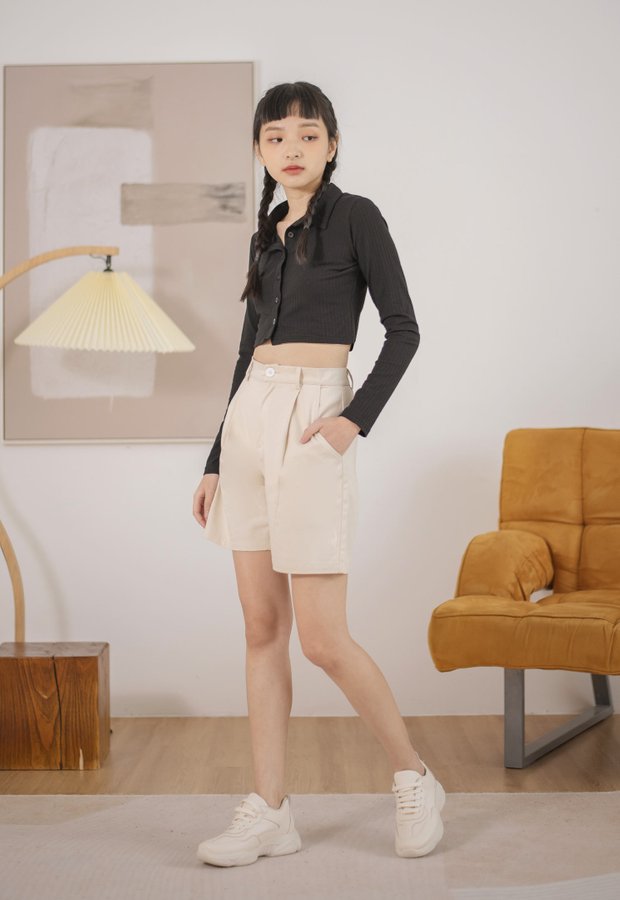 Kira Shorts (Beige)
